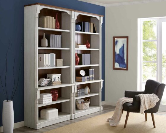 Durham Two Tall Bookcases