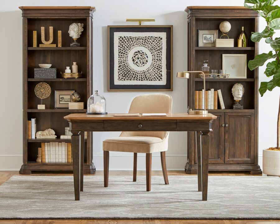 writing desk with credenza