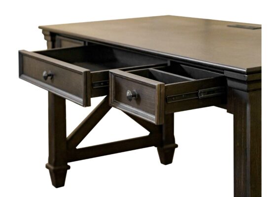 Kingston Collection Writing Desk with drawers open