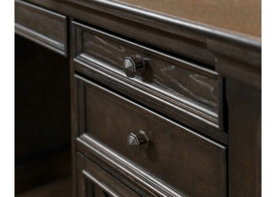Kingston Collection Double Pedestal Desk drawer details