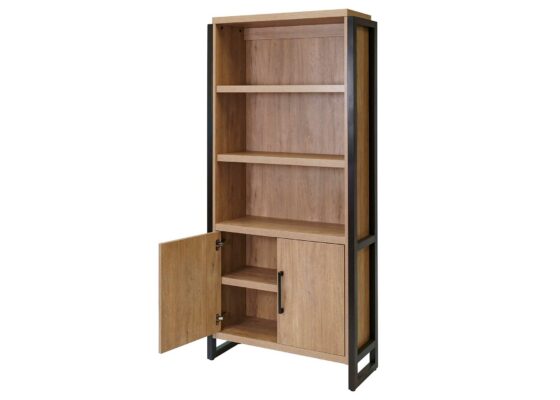 Mason in Monarca Lower Door Bookcase with door open