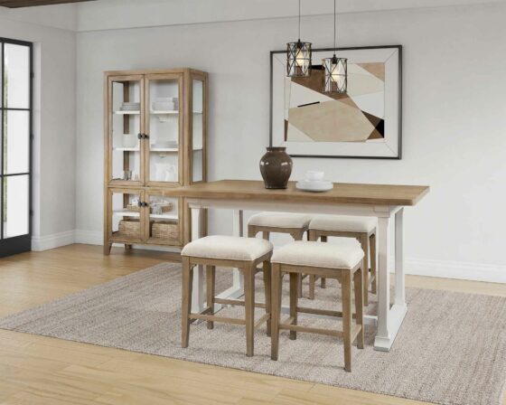 Bluff Point Collection with Counter Height Table