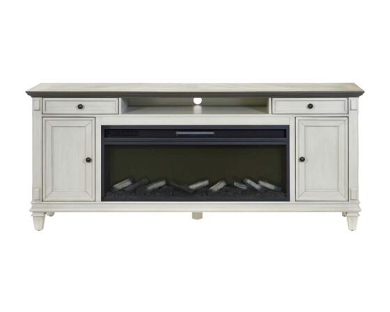 Hartford White Fireplace Console