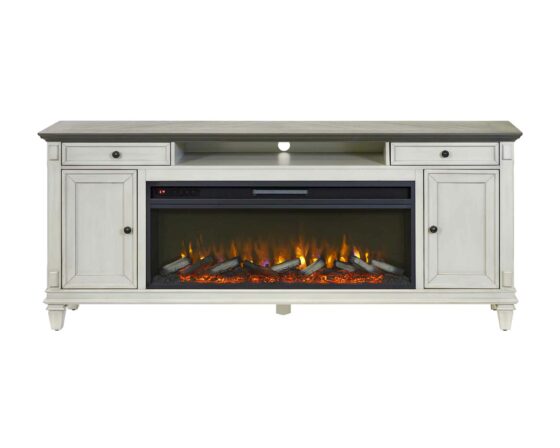 Hartford White Fireplace Console