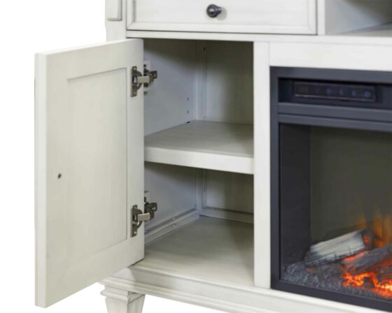 Hartford White Fireplace Console