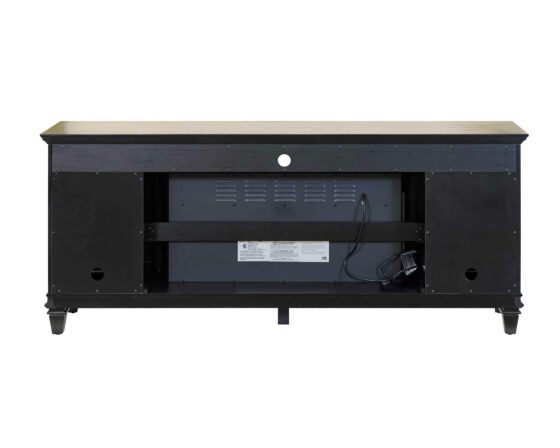 Hartford Black Fireplace Console