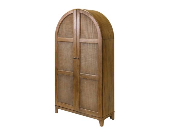 Quincey Arch-Shaped Bar Cabinet