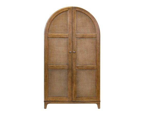 Quincey Arch-Shaped Bar Cabinet