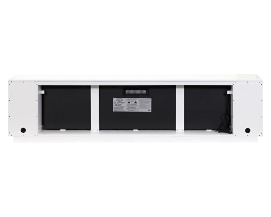 Uptown White 96" Fireplace Console