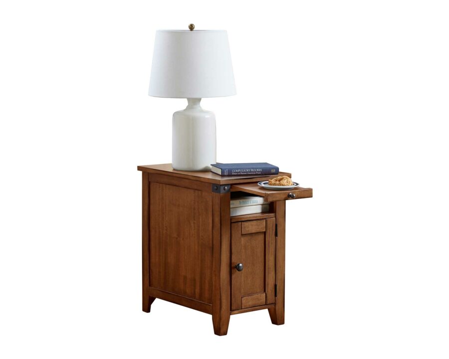 Dakota Chestnut Chairside Table