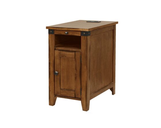 Dakota Chestnut Chairside Table