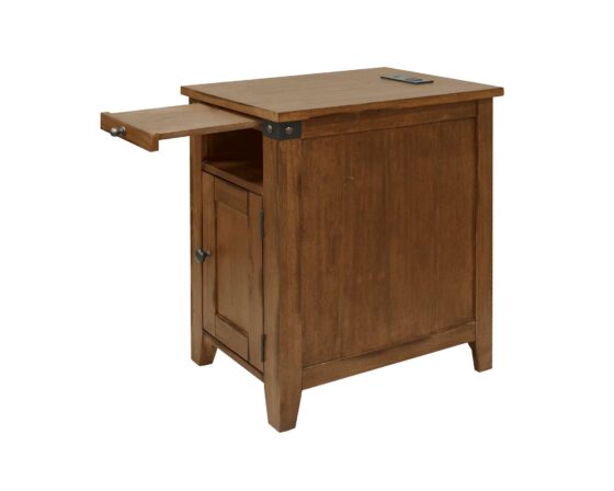 Dakota Chestnut Chairside Table