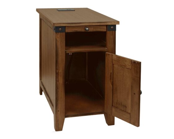 Dakota Chestnut Chairside Table