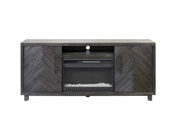 Palisades Charcoal 67" Fireplace Console