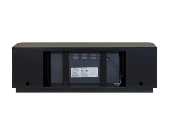 Uptown Black 76" Fireplace Console