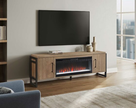 Mason 80" Fireplace Console