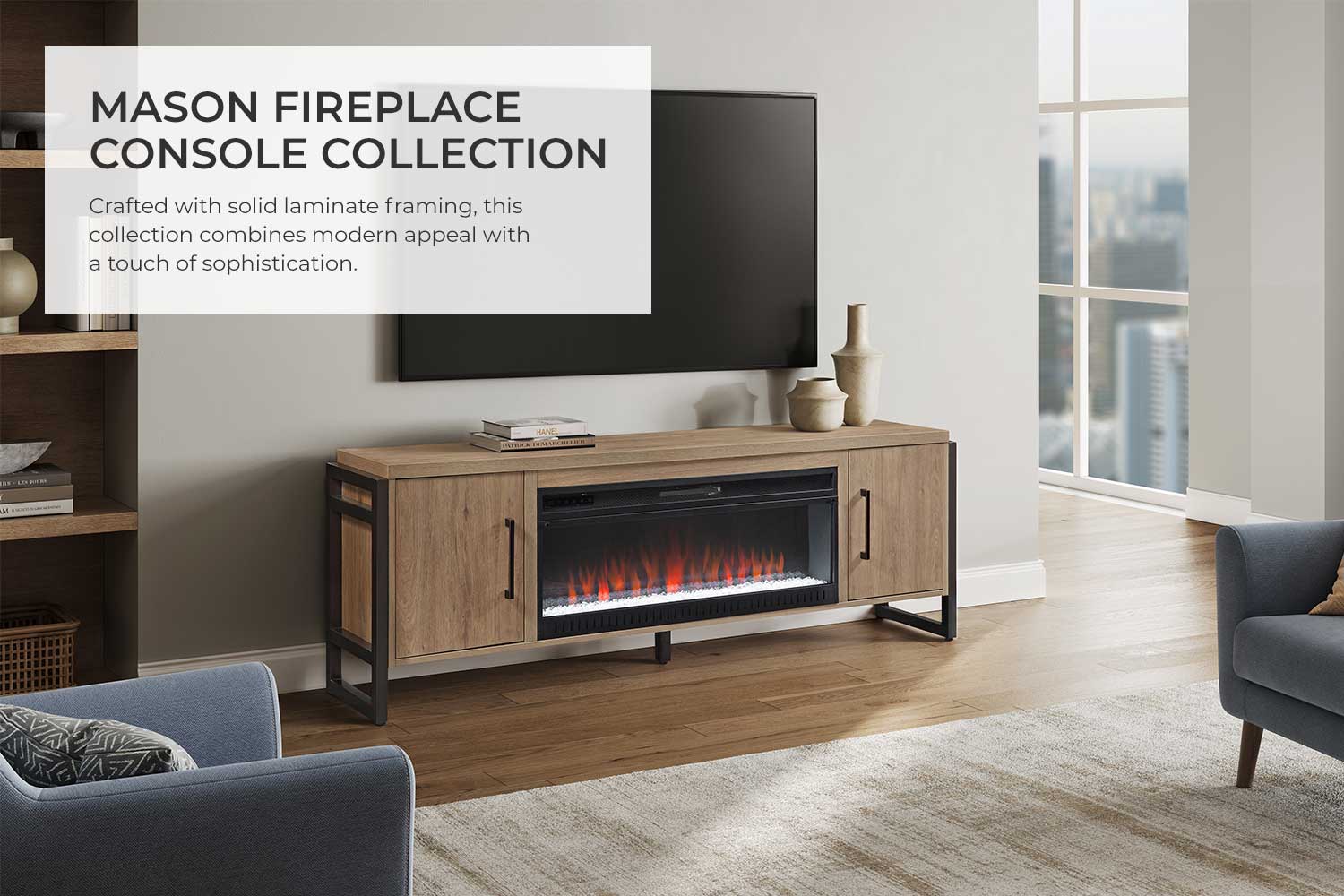 Mason Fireplace Console Collection