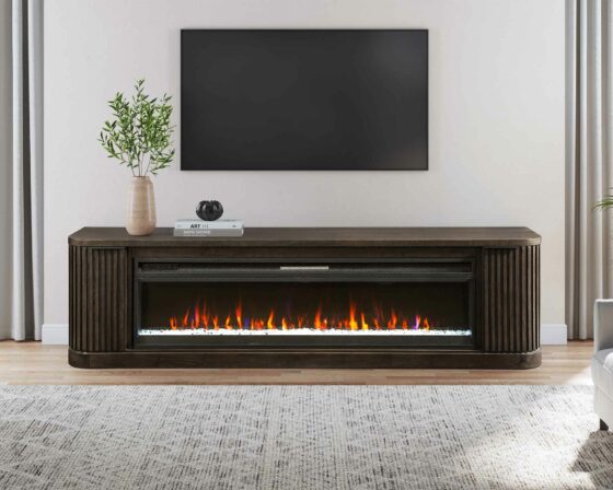 Tulane 84" Fireplace Console