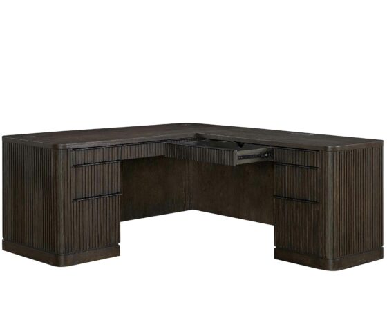 Tulane Office Double Pedestal L-Shape Desk