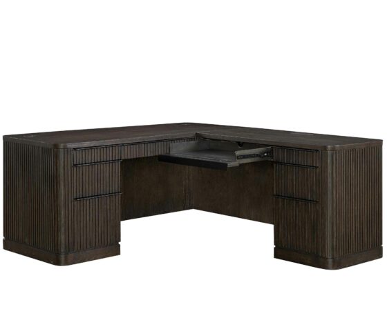 Tulane Office Double Pedestal L-Shape Desk