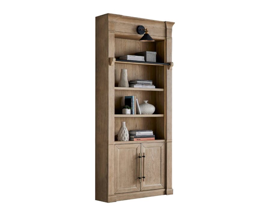 Willow Lane Light Natural Wood Bookcase